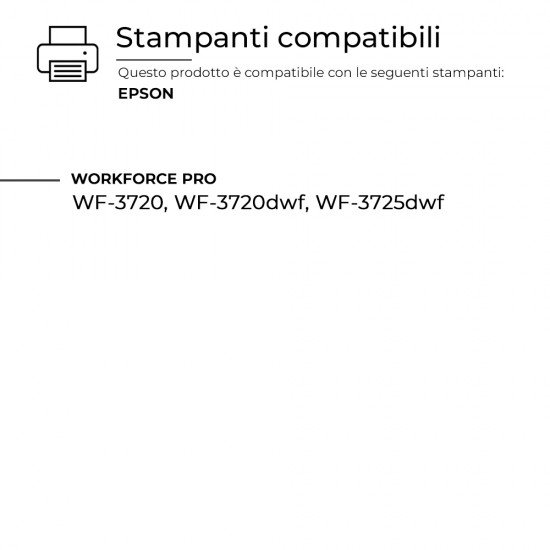 5 Cartucce Epson T3476 C13T34764010 Nero + Colore Compatibili