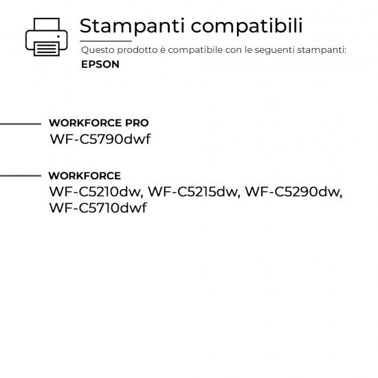 Cartuccia Epson T9451 C13T945140 Nero Compatibile