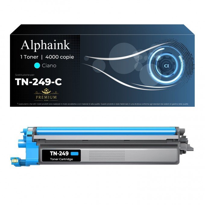 Toner Brother TN-249-C Ciano CON CHIP Compatibile