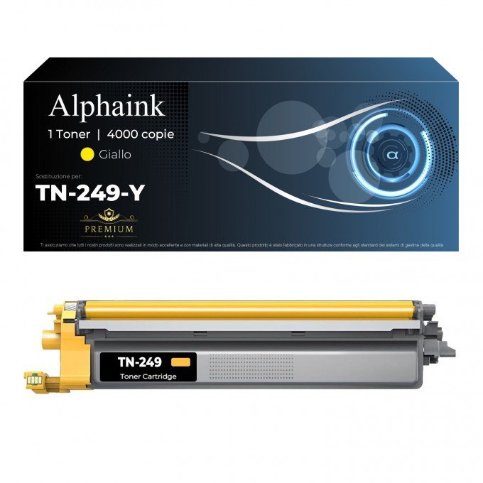 Toner Brother TN-249-Y Giallo CON CHIP Compatibile